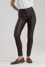 Брюки экокожа