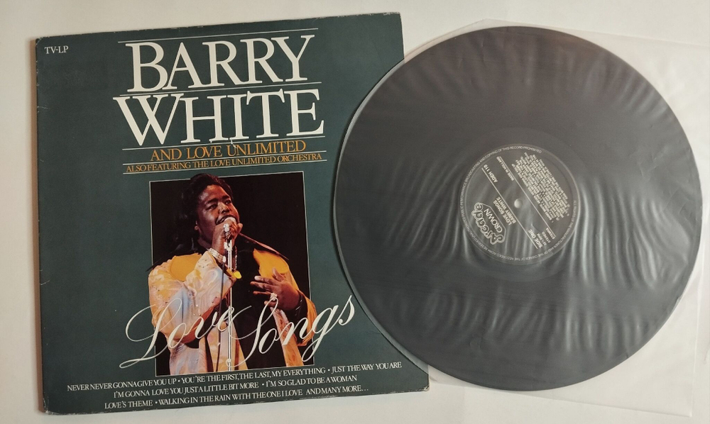 Винтажная виниловая пластинка LP Barry White And Love Unlimited Love Songs (Holland 1983)