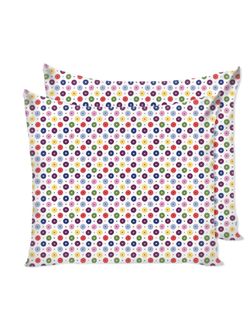 Наволочка комплект 2шт Сказка "Конфетти" 70х70 см, перкаль