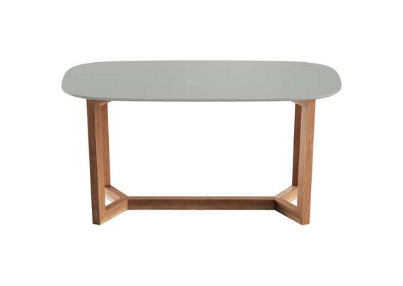 Стол обеденный Cross 2 160*85 см (светло-серый, бук)