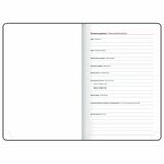 Ежедневник датированный 2025, А5, 138х213 мм, BRAUBERG "Elegant", под кожу, застежка, бордовый, 115937