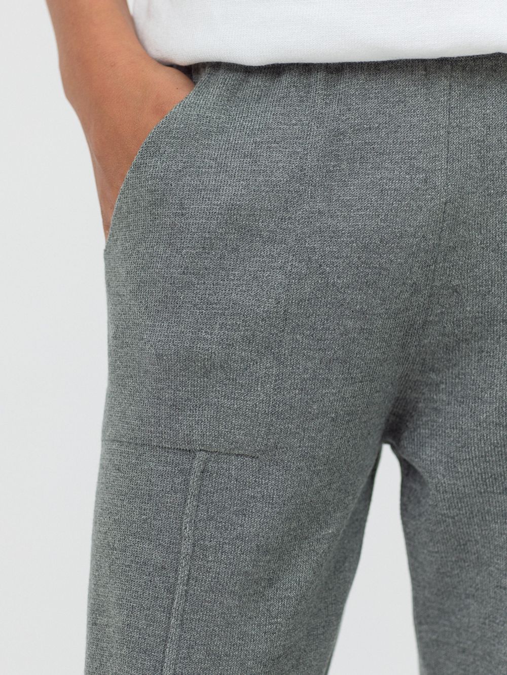 Брюки для мальчик в школу AT691-1M серый