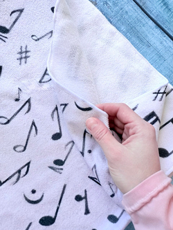 Полотенце "Нотки"