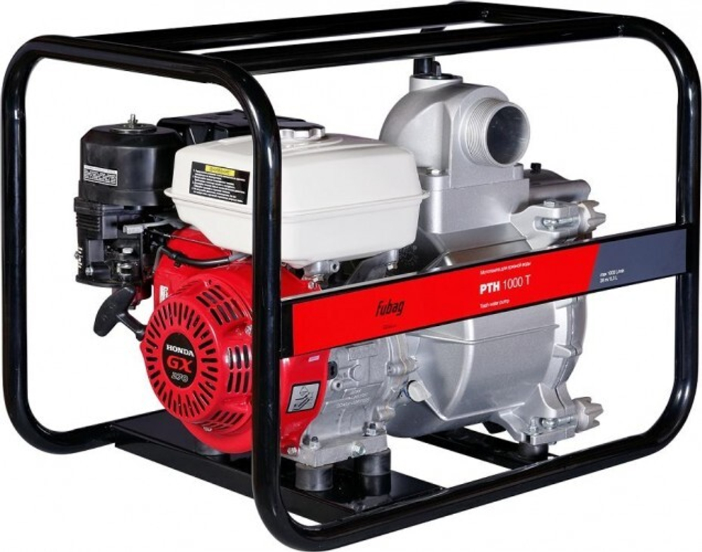 Мотопомпа бензиновая FUBAG PTH 1000 T для грязной воды 646266