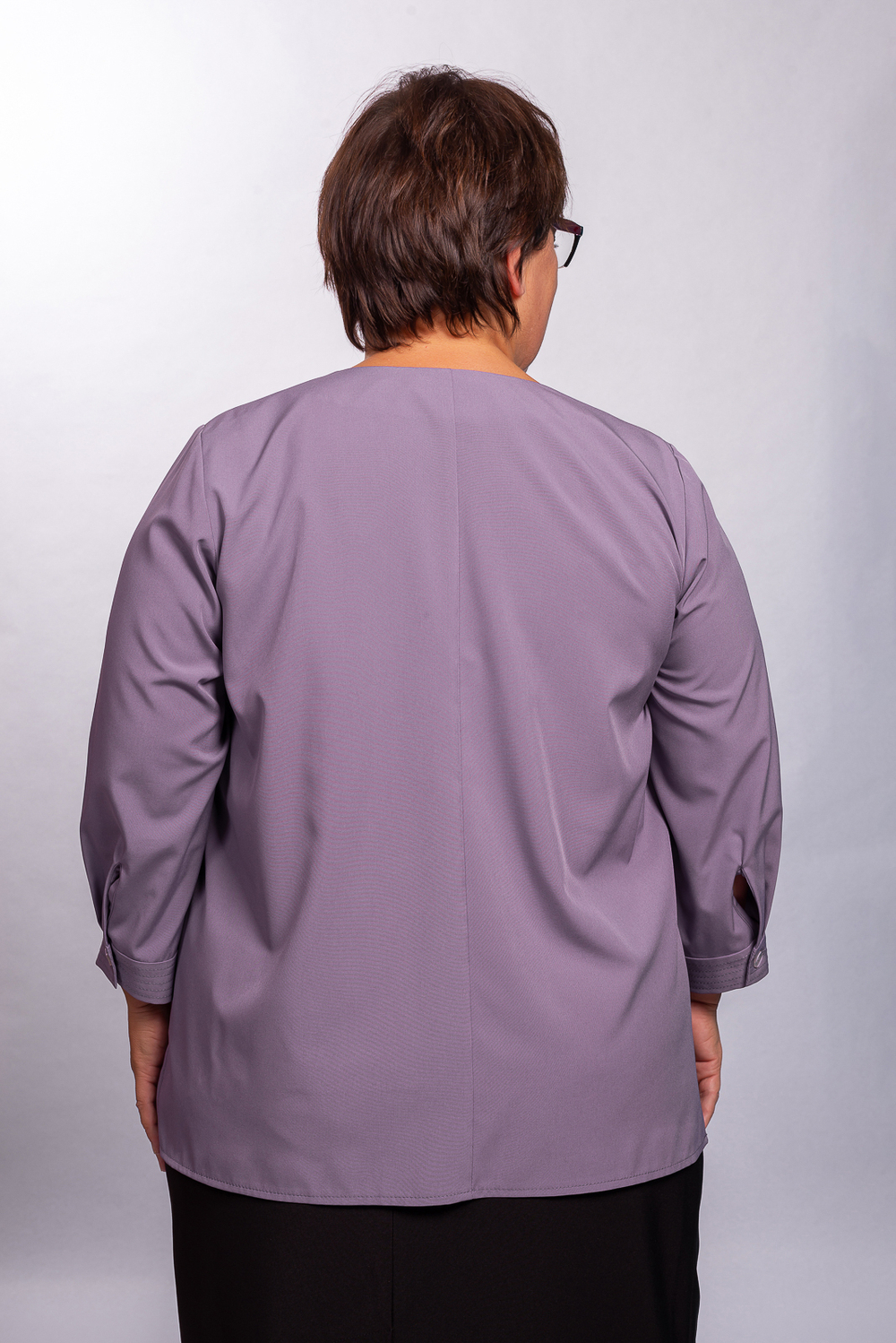 Блузка 1953оп, пыльная сирень #86ПС091953оп