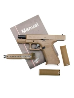 Страйкбольный пистолет Glock 19X TAN EC-1302 DE