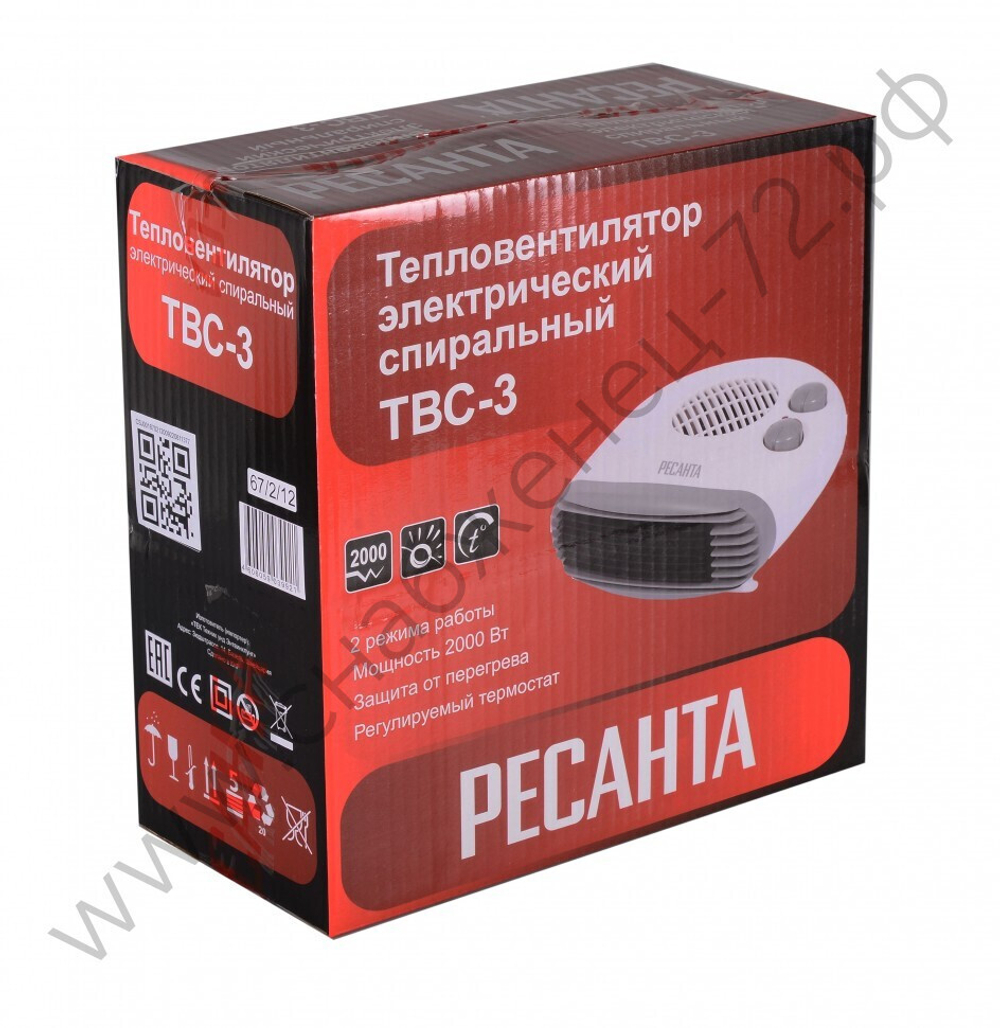 Тепловентилятор Ресанта ТВС-3