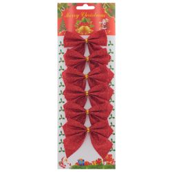GAEM Набор из 6шт Изделие декоративное "Бант", L12 W2 H29 см, 5в.