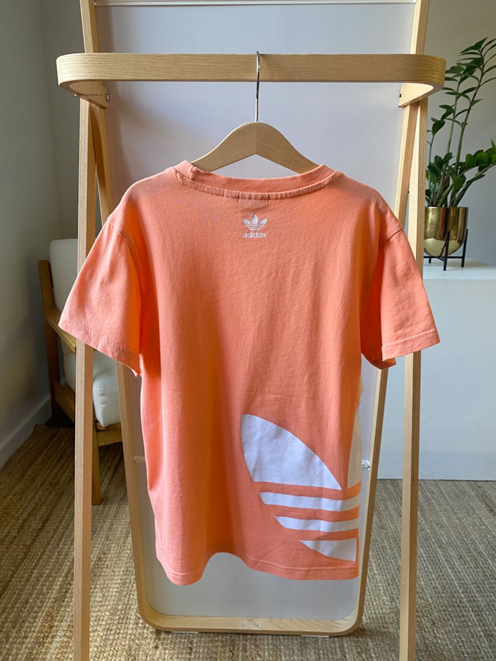 Хлопковая футболка Adidas, 146