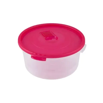 Контейнер для СВЧ 1,6л круглый с клапаном СМАЙЛ