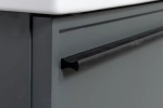 Тумба с раковиной LA FENICE Elba Grigio TWIN 100 серая
