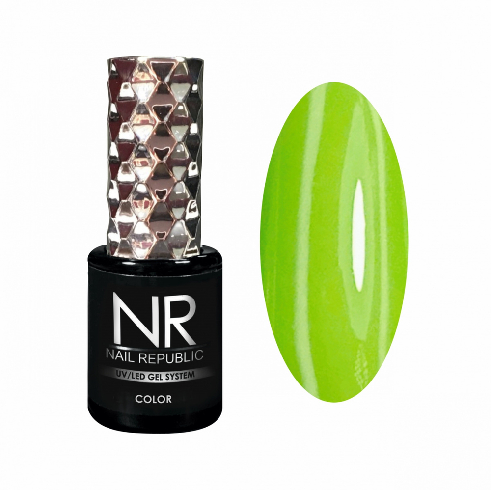 Nail Republic Гель-лак NR-111 Салатовый, 10 мл