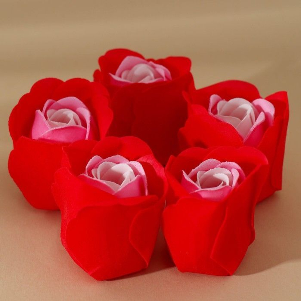 Подарочный мыльный букет из розочек «Весна»