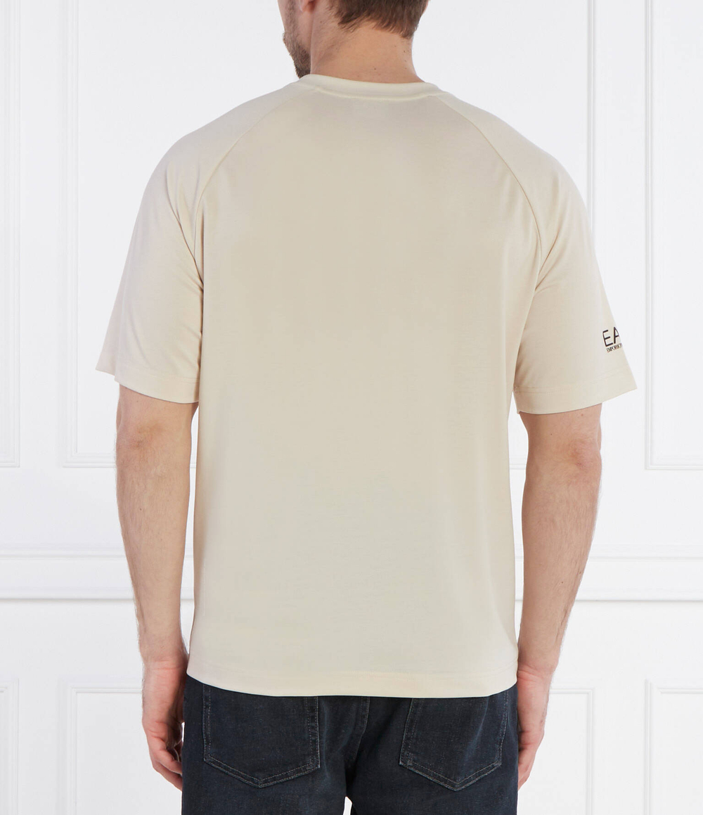 Футболка EA7 - бежевый(3DPT11 PJUYZ)