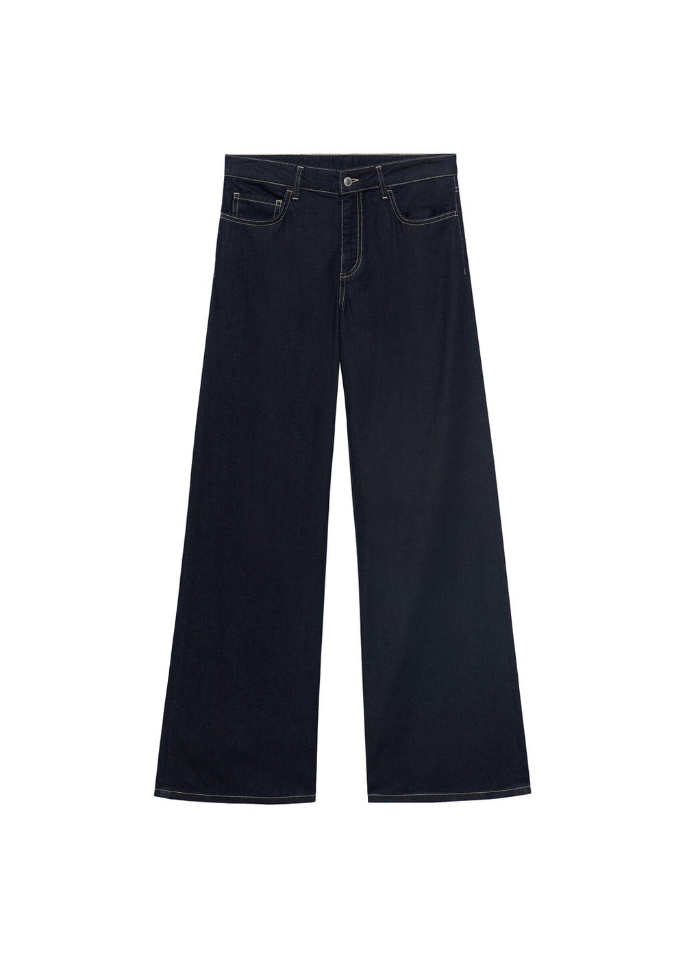 Джинсы Wideleg с заниженной талией