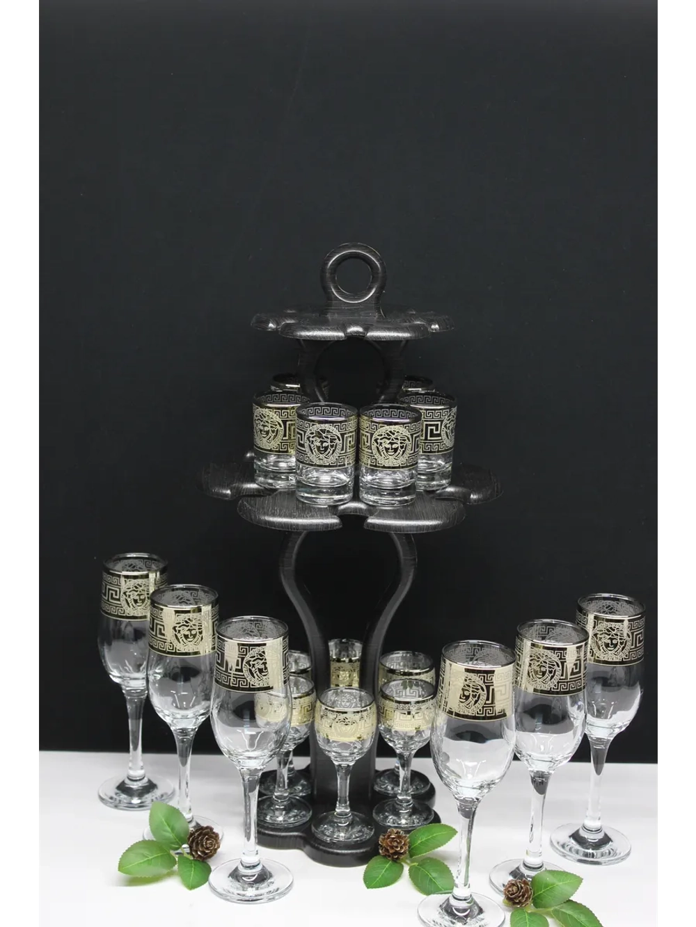 Барный набор 18 предметный с Бокалом