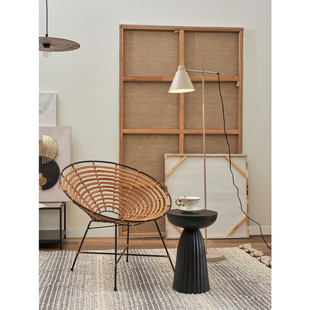 Столик приставной Ujev, Ø30,5 см, черный