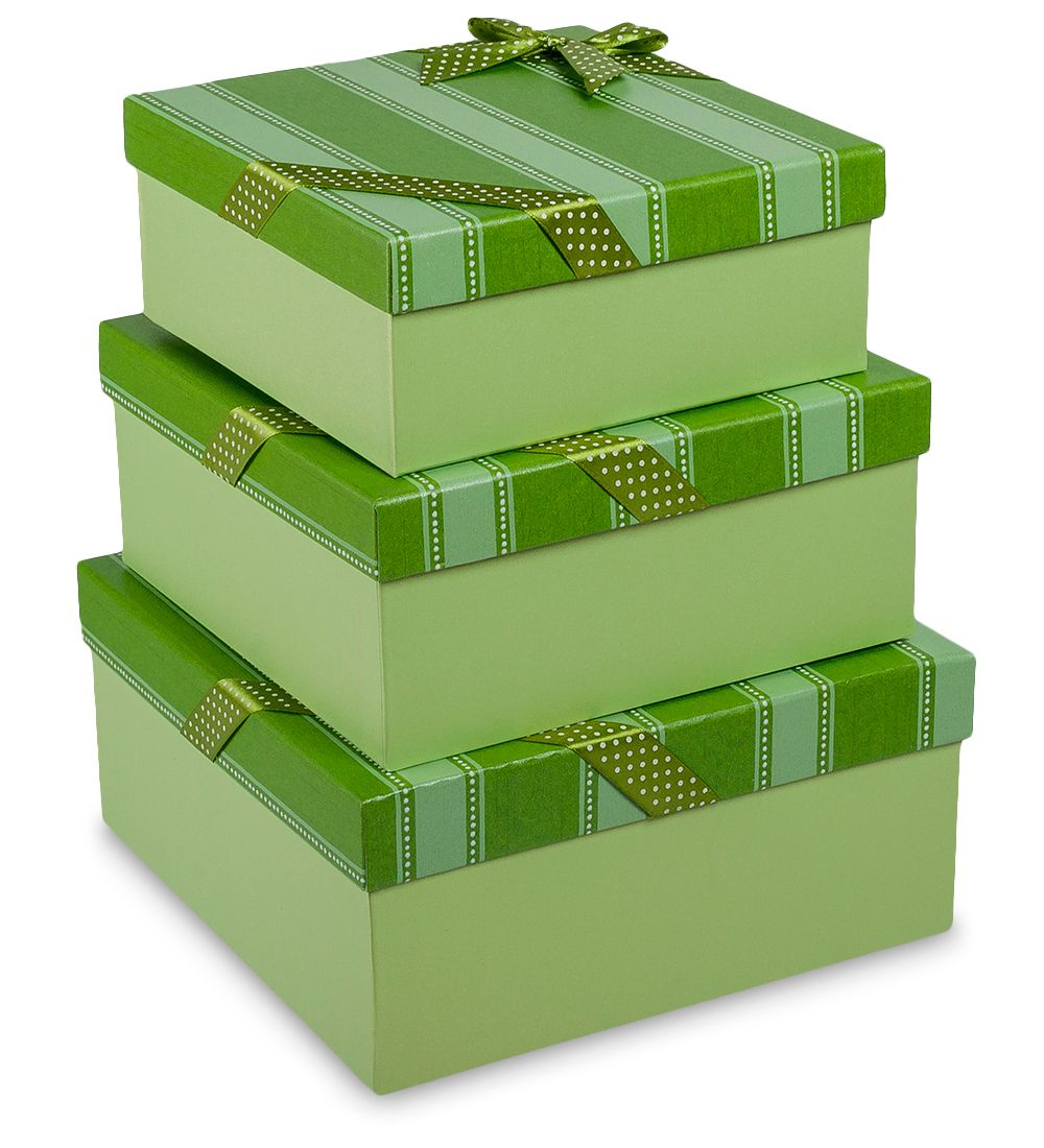 Packing Symphony ZK-04 Набор коробок из 3шт «Яркая тесьма»