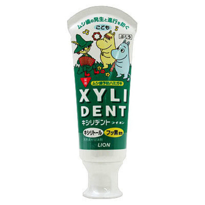 Зубная паста детская для укрепления эмали Lion Япония XYLIDENT, с фтором и ксилитом, 60 г