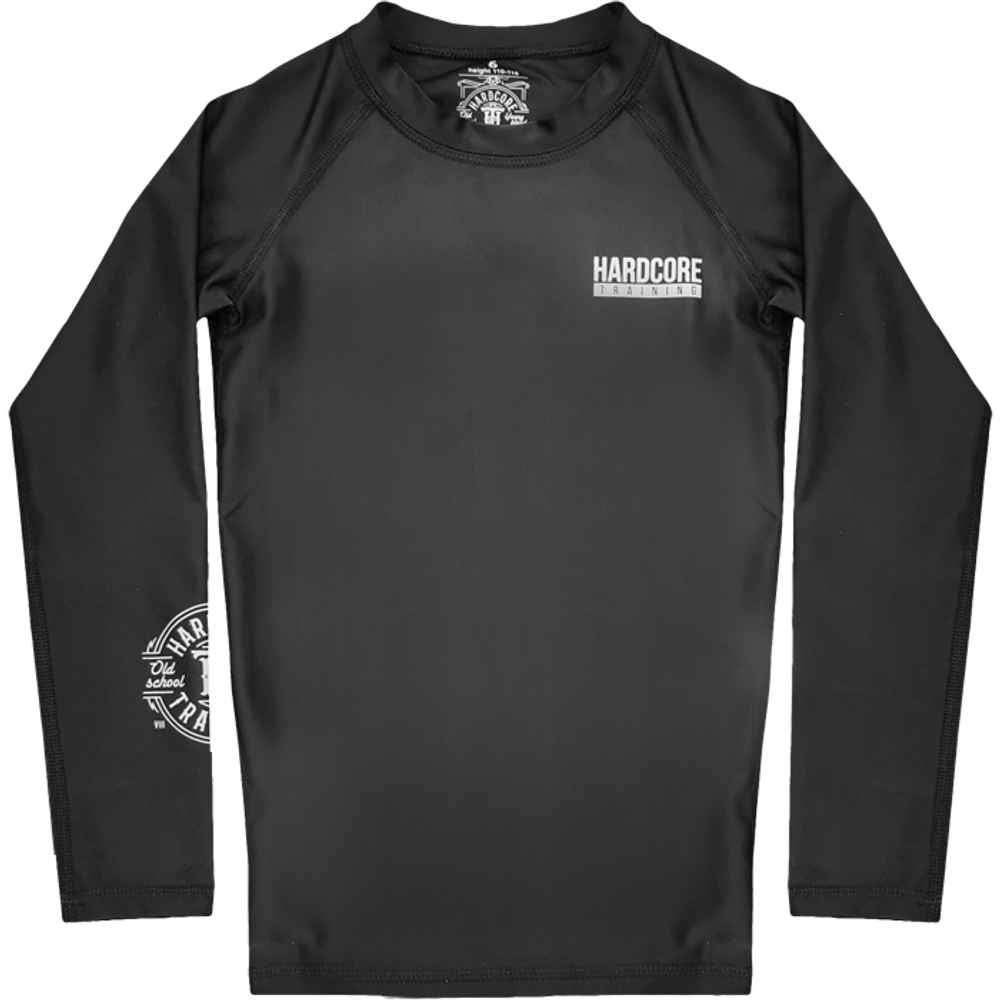Детский рашгард Hardcore Training Black Shadow