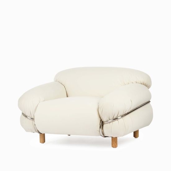 Кресло Fenti бежевая ткань 