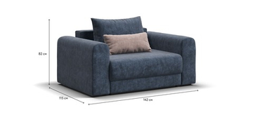 Кресло РИЧМОНД MODOOL Велюр Royal топаз