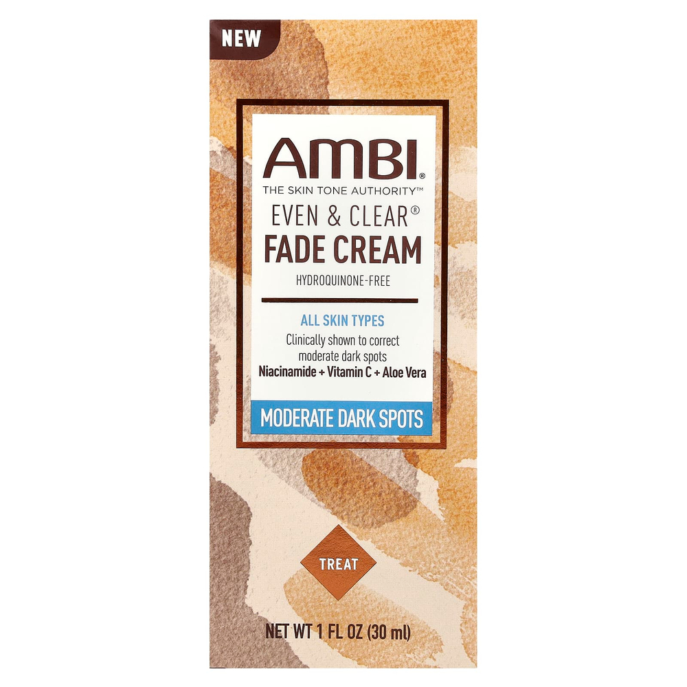 AMBI, Even & Clear®, крем для выцветания, 30 мл (1 жидк. Унция)