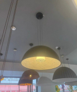 Pendant design lamp Skygarden by Flos (gold)
