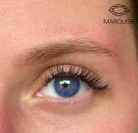 Оттеночные голубые линзы для Светлых глаз Marquise Solo blue с отверстием  для дальнозоркости и близорукости