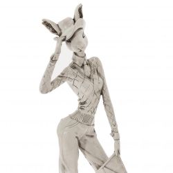 GAEM Фигурка декоративная "Зайчиха", L12 W8,5 H37 см