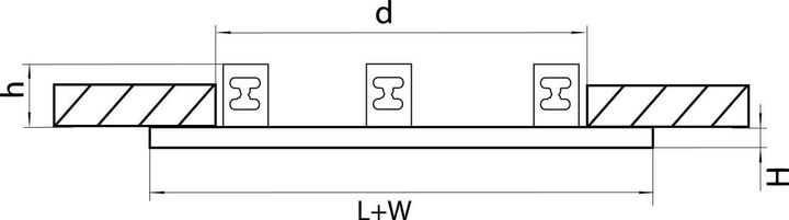 Рамка Lightstar Domino Round 214637
