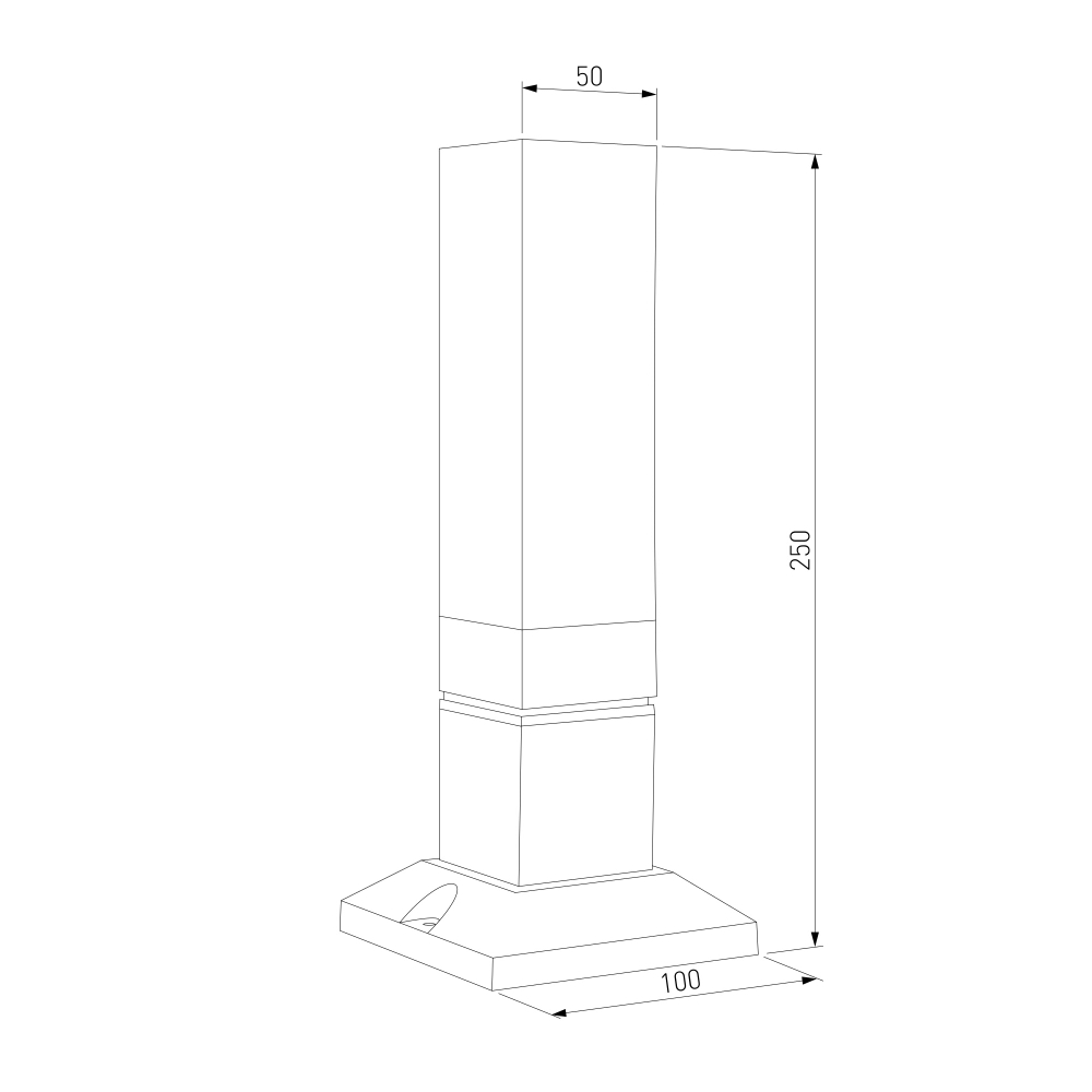 Ландшафтный светильник 1536 TECHNO LED 3000K чёрный IP54 1536 TECHNO LED