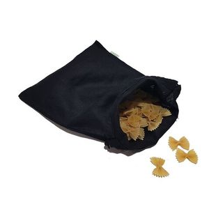 Экомешочек льняной чёрный, 25х33 см