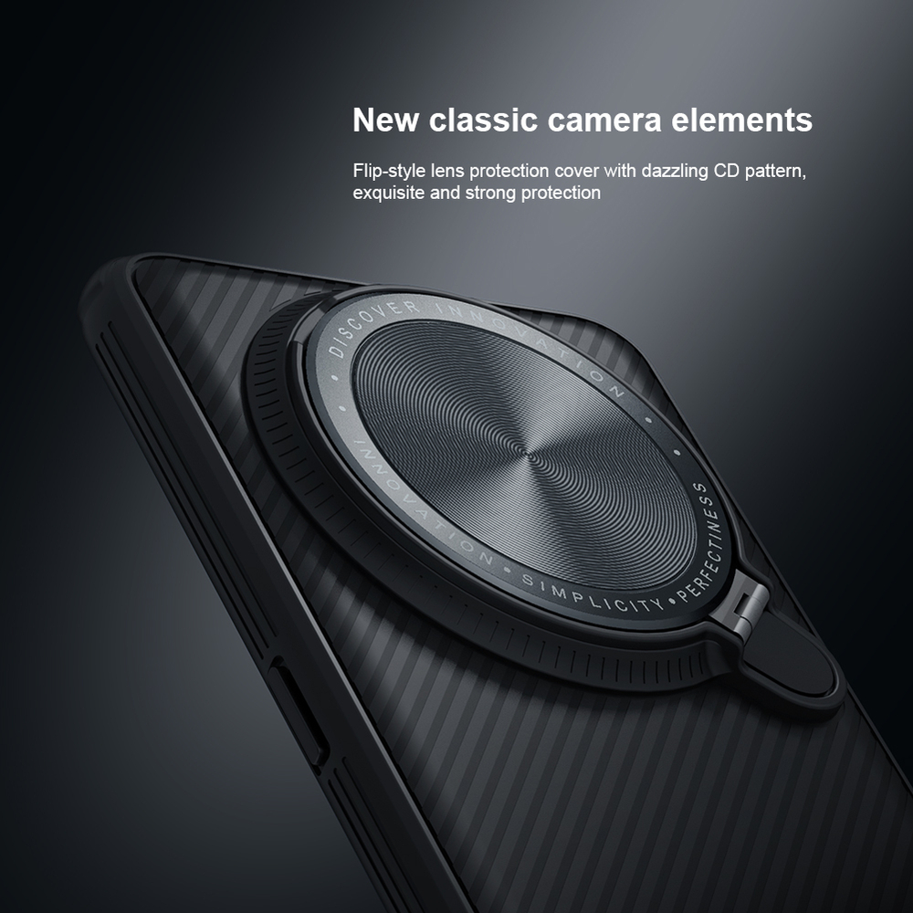 Чехол от Nillkin с металлической откидной крышкой для камеры на OPPO Find X6 Pro, серия CamShield Prop Case