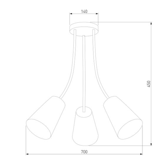 Потолочный светильник TK Lighting 2106 Wire Colour