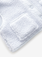 Жилет флисовый для девочки Next E29-945, Голубой