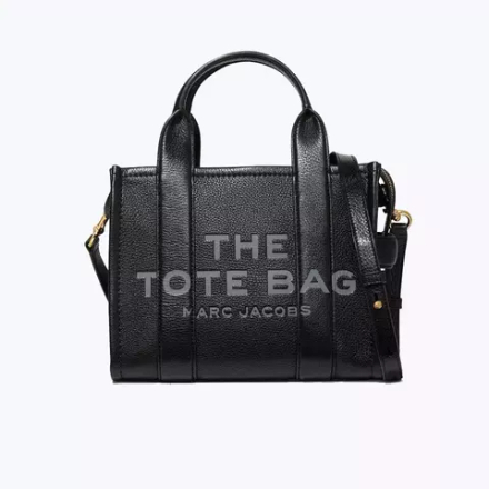 Marc Jacobs The Leather Medium Tote Bag - Black