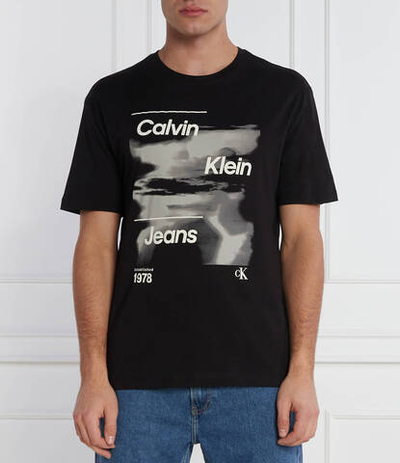 Футболка CALVIN KLEIN JEANS - черный(J30J325184)