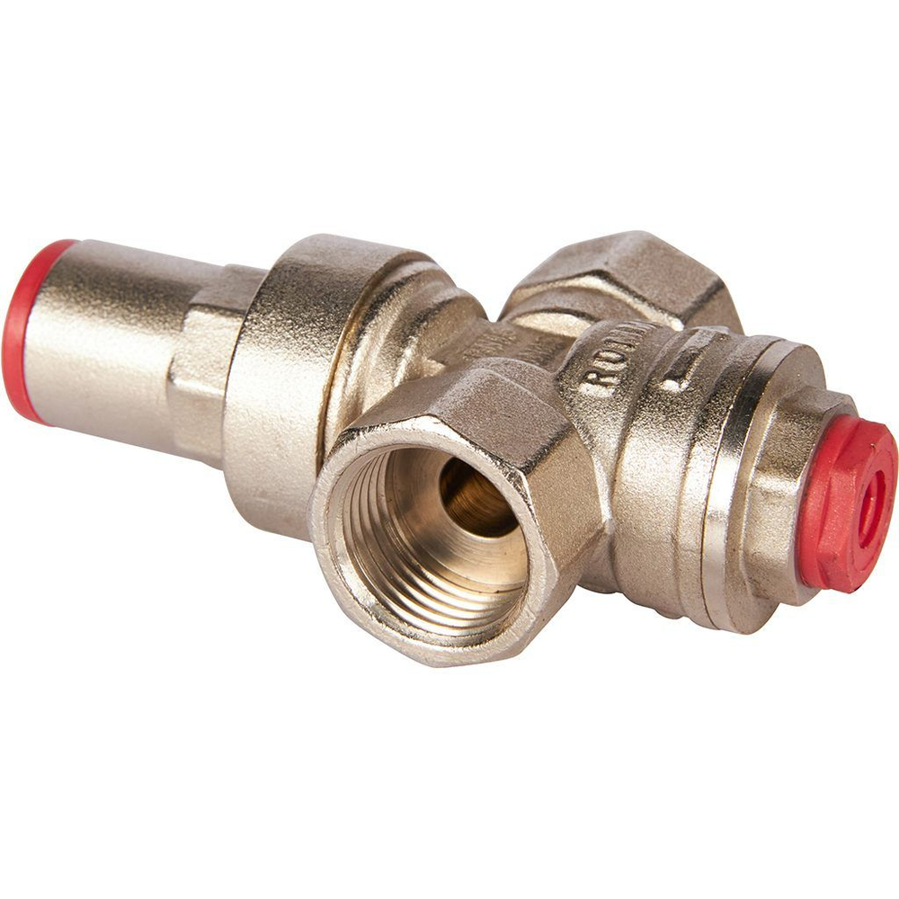 Редуктор давления PN16 1/2" вн/вн с выходом под манометр ROMMER (RVS-0010-000015)