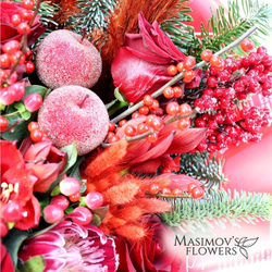 Букет "Новогодний час"