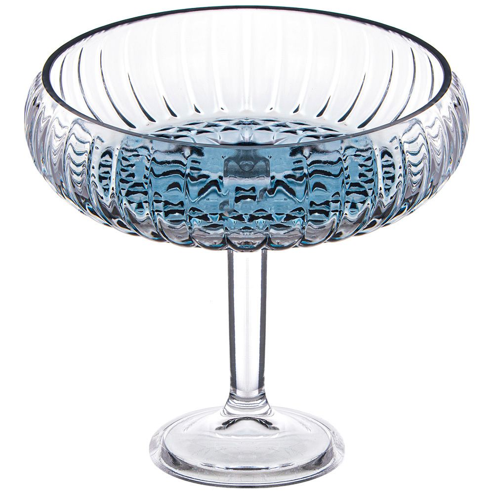 БЛЮДО НА НОЖКЕ GREY, 24Х21 СМ