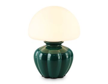 Настольная лампа 1*G9 LH53249 GN/WH зелёный/белый High Light Ceramo Modern Ambrella