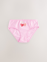 Трусы для девочки Next AA7-134, 5 шт., Белый, Красный, Розовый