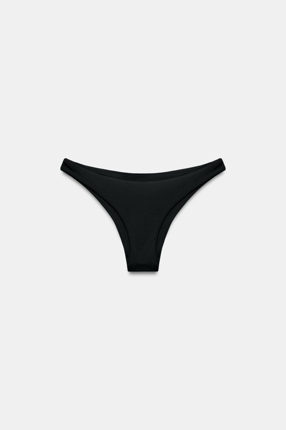 ZARA ОДНОТОННЫЕ ПЛАВКИ-БИКИНИ, ЧЕРНЫЙ