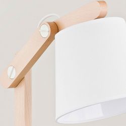 Настольная лампа декоративная Alfa Joga White 23978