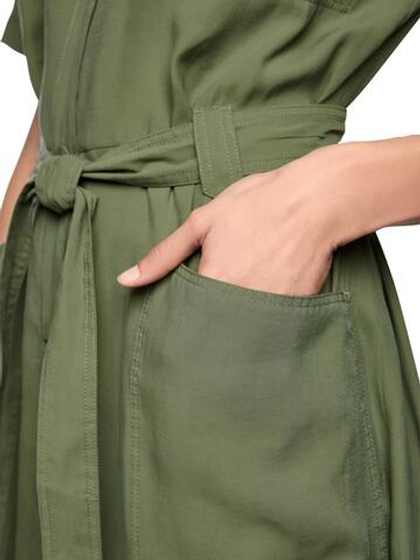 Marc Cain Платье из вискозы в стиле сафари