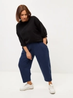 Брюки бананы утепленные с начесом широкие