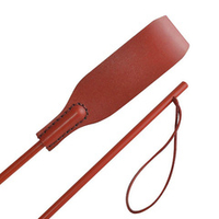 Красный кожаный стек 58см Sitabella BDSM Accessories Флеш 3453-2
