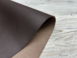 Спилок Миссури цв. Шоколад, толщ. 0,8-1,2 мм, ОТРЕЗЫ