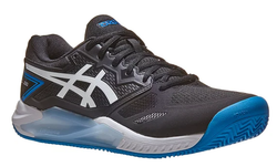 Мужские кроссовки теннисные Asics Gel-Challenger 13 Clay - black/electric blue